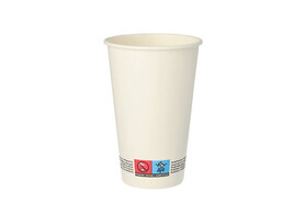 Pappbecher für Heißgetränke, 0,3 l weiss, Art.-Nr. 85065 - Paterno B2B-Shop