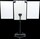 Flipchart Legamaster Universal Triangle Mobil Rundfuß, Art.-Nr. 153600LM - Paterno B2B-Shop