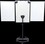 Flipchart Legamaster Universal Triangle Mobil Rundfuß, Art.-Nr. 153600LM - Paterno B2B-Shop