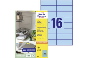 Kopieretiketten ZWF 105 x 37 mm, blau, Art.-Nr. 3453ZWF - Paterno B2B-Shop