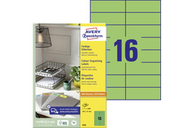 Kopieretiketten ZWF 105 x 37 mm, grün, Art.-Nr. 3454ZWF - Paterno B2B-Shop
