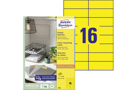 Kopieretiketten ZWF 105 x 37 mm, gelb, Art.-Nr. 3455ZWF - Paterno B2B-Shop