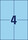 Kopieretiketten ZWF 105 x 148 mm, blau, Art.-Nr. 3457ZWF - Paterno B2B-Shop
