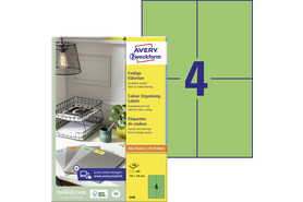 Kopieretiketten ZWF 105 x 148 mm, grün, Art.-Nr. 3458ZWF - Paterno B2B-Shop