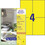 Kopieretiketten ZWF 105 x 148 mm, gelb, Art.-Nr. 3459ZWF - Paterno B2B-Shop