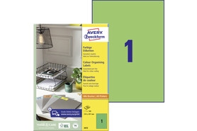 Kopieretiketten ZWF 210 x 297 mm, grün, Art.-Nr. 3472ZWF - Paterno B2B-Shop