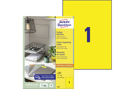 Kopieretiketten ZWF 210 x 297 mm, gelb, Art.-Nr. 3473ZWF - Paterno B2B-Shop