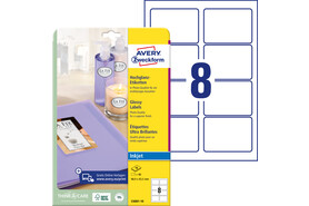 Etiketten Inkjet-Glossy weiß, glanz, Art.-Nr. C6081-10 - Paterno B2B-Shop