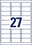 Adressetiketten ZWF 63,5 x 29,6 mm, Art.-Nr. J4792-25 - Paterno B2B-Shop