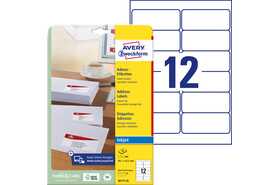 Adressetiketten ZWF 99,1 x 42,3 mm, Art.-Nr. J8177-25 - Paterno B2B-Shop