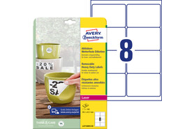 Wetterfeste-Etiketten ZWF ablösb. 99,1x67,7mm, Art.-Nr. L4715REV-20 - Paterno B2B-Shop