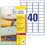 Adressetiketten ZWF 45,7 x 25,4 mm transparent, Art.-Nr. L4770-25 - Paterno B2B-Shop