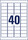 Adressetiketten ZWF 45,7 x 25,4 mm transparent, Art.-Nr. L4770-25 - Paterno B2B-Shop