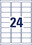 Etiketten ZWF Wetterfest 63,5 x 33,9 mm, Art.-Nr. L4773-100 - Paterno B2B-Shop
