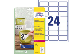 Wetterfeste-Etiketten ZWF ablösb. 63,5x33,9mm, Art.-Nr. L4773REV-20 - Paterno B2B-Shop