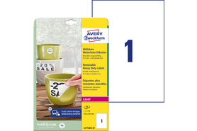 Wetterfeste-Etiketten ZWF ablösb. 210x297mm, Art.-Nr. L4775REV-20 - Paterno B2B-Shop