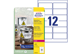 Etiketten ZWF Wetterfest 99,1 x 42,3 mm, Art.-Nr. L4776-20 - Paterno B2B-Shop