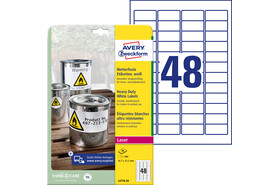 Etiketten ZWF Wetterfest 45,7 x 21,2 mm, Art.-Nr. L4778-20 - Paterno B2B-Shop