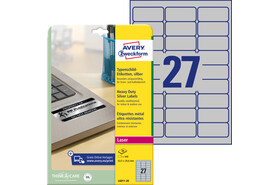Etiketten ZWF Typenschild 63,5 x 29,6 mm silber, Art.-Nr. L6011-20 - Paterno B2B-Shop