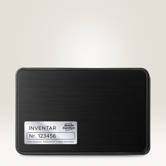 Etiketten ZWF Typenschild 210x297 mm silber, Art.-Nr. L6013-20 - Paterno B2B-Shop