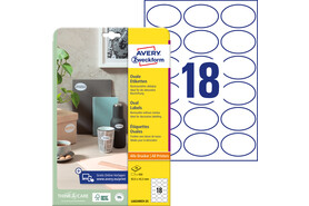 Etiketten Universal 63,5x42,3 mm oval, Art.-Nr. L6024REV-25 - Paterno B2B-Shop