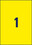 Etiketten ZWF 210x297 mm Wetterfest gelb, Art.-Nr. L6111-20 - Paterno B2B-Shop