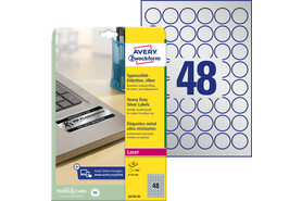 Etiketten ZWF Typenschild 30mm rund silber, Art.-Nr. L6129-20 - Paterno B2B-Shop