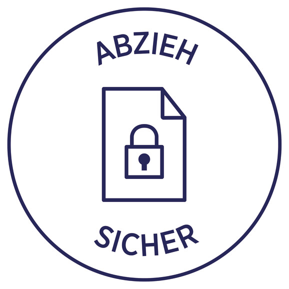 Sicherheitsetiketten ZWF 45,7 x 25,4 mm, Art.-Nr. L6145-20 - Paterno B2B-Shop