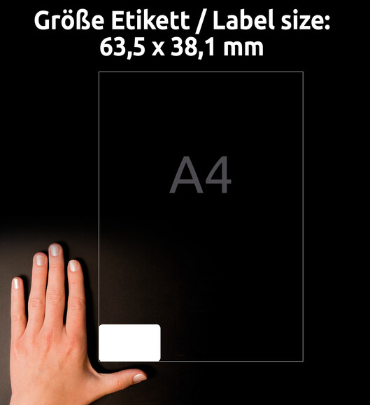 Adressetiketten 63,5 x 38,1 mm, Art.-Nr. L7160-40 - Paterno B2B-Shop