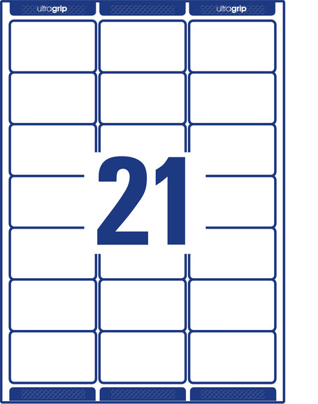 Adressetiketten 63,5 x 38,1 mm, Art.-Nr. L7160-40 - Paterno B2B-Shop