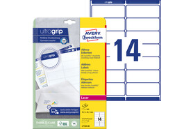 Adressetiketten 99,1 x 38,1 DIN Lang, Art.-Nr. L7163-40 - Paterno B2B-Shop