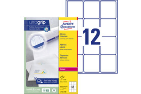 Adress-Etiketten ZWF Laser 63,5 x 7 2mm weiss, Art.-Nr. L7164-100 - Paterno B2B-Shop