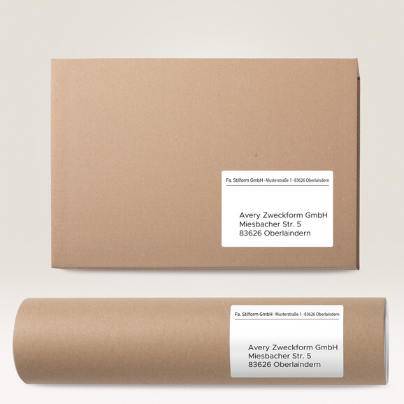 Adressetiketten ZWF 99,1 x 93,1 mm, Art.-Nr. L7166-100 - Paterno B2B-Shop