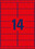 Etikett Neon 99,1x38,1mm rot, Art.-Nr. L7263R-25 - Paterno B2B-Shop