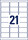 Adressetiketten ZWF 63,5 x 38,1 mm transparent, Art.-Nr. L7560-25 - Paterno B2B-Shop