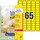 Etikett Mini 38,1x21,2mm Laser+, neongelb, Art.-Nr. L7651Y-25 - Paterno B2B-Shop