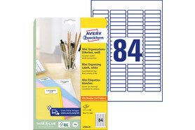 Etiketten Mini Laser 46 x 11,1 mm weiss, Art.-Nr. L7656-25 - Paterno B2B-Shop