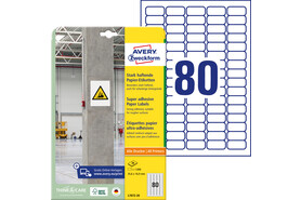 Etiketten ZWF 35,6x16,9mm, stark haftend, Art.-Nr. L7872-20 - Paterno B2B-Shop