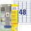 Etiketten ZWF 45,7x21,2mm, stark haftend, Art.-Nr. L7873-20 - Paterno B2B-Shop