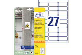 Etiketten ZWF 63,5x29,6mm, stark haftend, Art.-Nr. L7874-20 - Paterno B2B-Shop