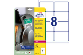 Folienetiketten ZWF Ultra-Resist 99,1x67,7mm, weiß, Art.-Nr. L7914-10 - Paterno B2B-Shop