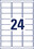 Tiefkühl-Etiketten ZWF 63,5x33,9mm, Art.-Nr. L7970-25 - Paterno B2B-Shop