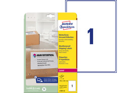 Versand-Etiketten weiß 199,6 x 289,1 mm, Art.-Nr. L7997-25 - Paterno B2B-Shop