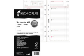 Kalendereinlage Chronoplan Midi Tagesplan, Art.-Nr. 5024J - Paterno B2B-Shop