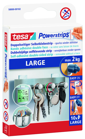 Powerstrips Tesa large, Art.-Nr. 58000 - Paterno B2B-Shop