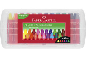 Wachskreiden Faber Castell Jumbo 24er Box, Art.-Nr. 120034 - Paterno B2B-Shop