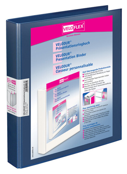Präsentationsordner Veloflex A4/2/25 mm blau, Art.-Nr. 11431-BL - Paterno B2B-Shop Präsentationsordner Veloflex A4/2/25 mm blau, Art.-Nr. 11431-BL - Paterno B2B-Shop