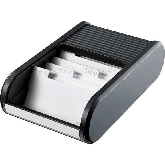 Visitenkartenbox Helit schwarz, Art.-Nr. H62180-SW - Paterno B2B-Shop Visitenkartenbox Helit schwarz, Art.-Nr. H62180-SW - Paterno B2B-Shop