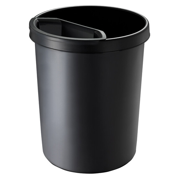 Papierkorb Helit Objekt 45 Liter schwarz, Art.-Nr. H61062-SW - Paterno B2B-Shop