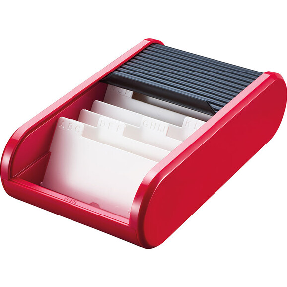 Visitenkartenbox Helit schwarz-rot, Art.-Nr. H62180-SWRT - Paterno B2B-Shop Visitenkartenbox Helit schwarz-rot, Art.-Nr. H62180-SWRT - Paterno B2B-Shop